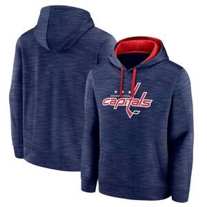 Washington Capitals - NHL Licensed Washington Capitals Men's Poly Hooded Navy
